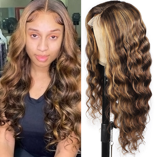 Balayage Loose Deep Wave HD  Lace Front Wigs