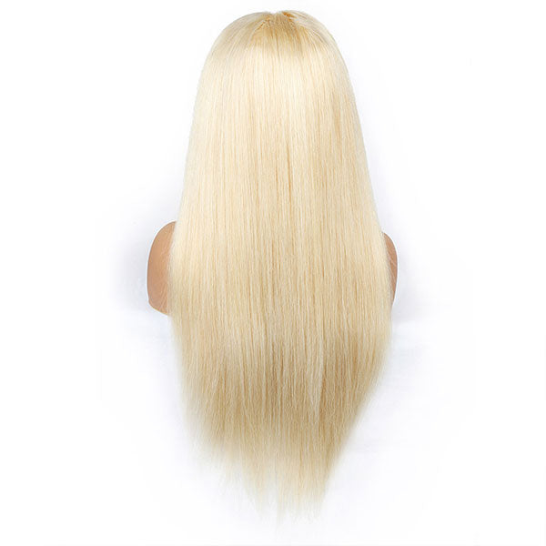 OneMore Blonde Lace Front Wig 613 Straight Human Hair Wigs 13x6 Lace Frontal Wigs Pre Plucked