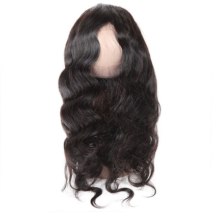 Peruvian Body Wave Hair 360 Lace Frontal with 2 Bundles Hair