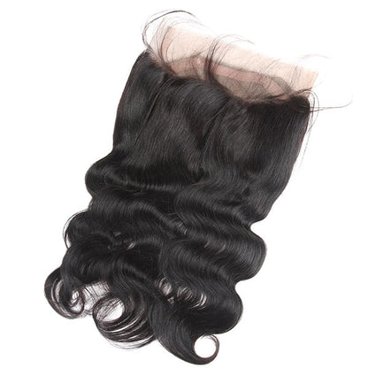 Brazilian Body Wave Hair 2 Bundles with 360 Lace Frontal Closure