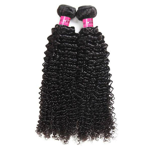 One More 10A Brazilian Hair Curly Hair 2 Bundles with 360 Lace Frontal Deals - OneMoreHair