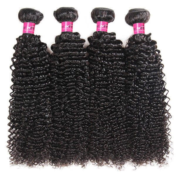 Human Hair Bundles Peruvian Hair Curly Hair 4 Bundles