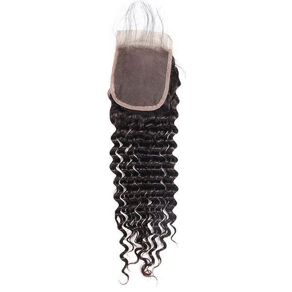 malaysian deep wave hair 3 bundles with closure