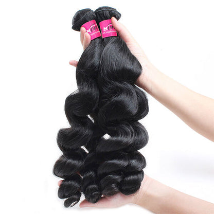 One More Brazilian Loose Wave Hair 3 Bundles Human Remy Hair