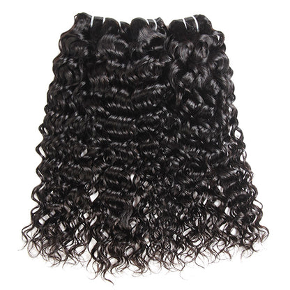 brazilian water wave 3 bundles with 4x4 closure