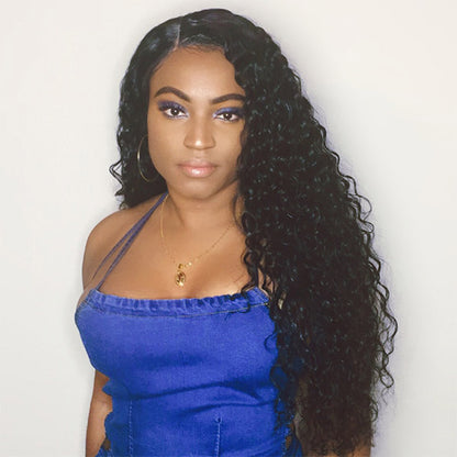 Indian Virgin Human Hair Water Wave 4 Bundles