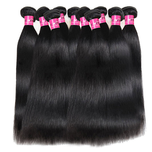 Straight Bundles Virgin Hair Weaves 100% Unprocessed Silky Straight Hair  Wholesale Price