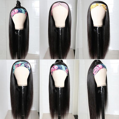 Human Hair Headband Wigs